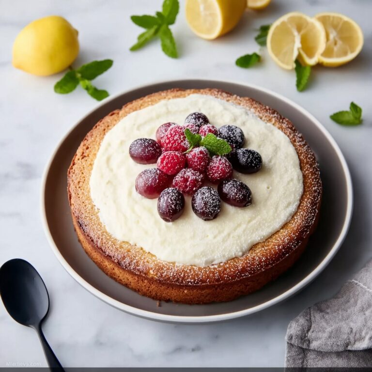 Creamy Yogurt Cake Recipe