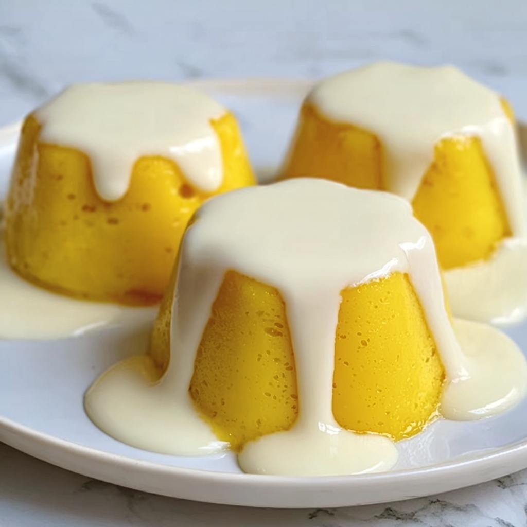 Easy Simple Mango Pudding Recipe - Recipe Image