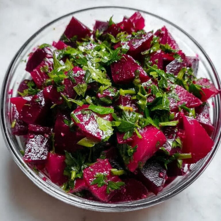Beet Salad with Feta, Walnuts, and Balsamic Vinaigrette Recipe