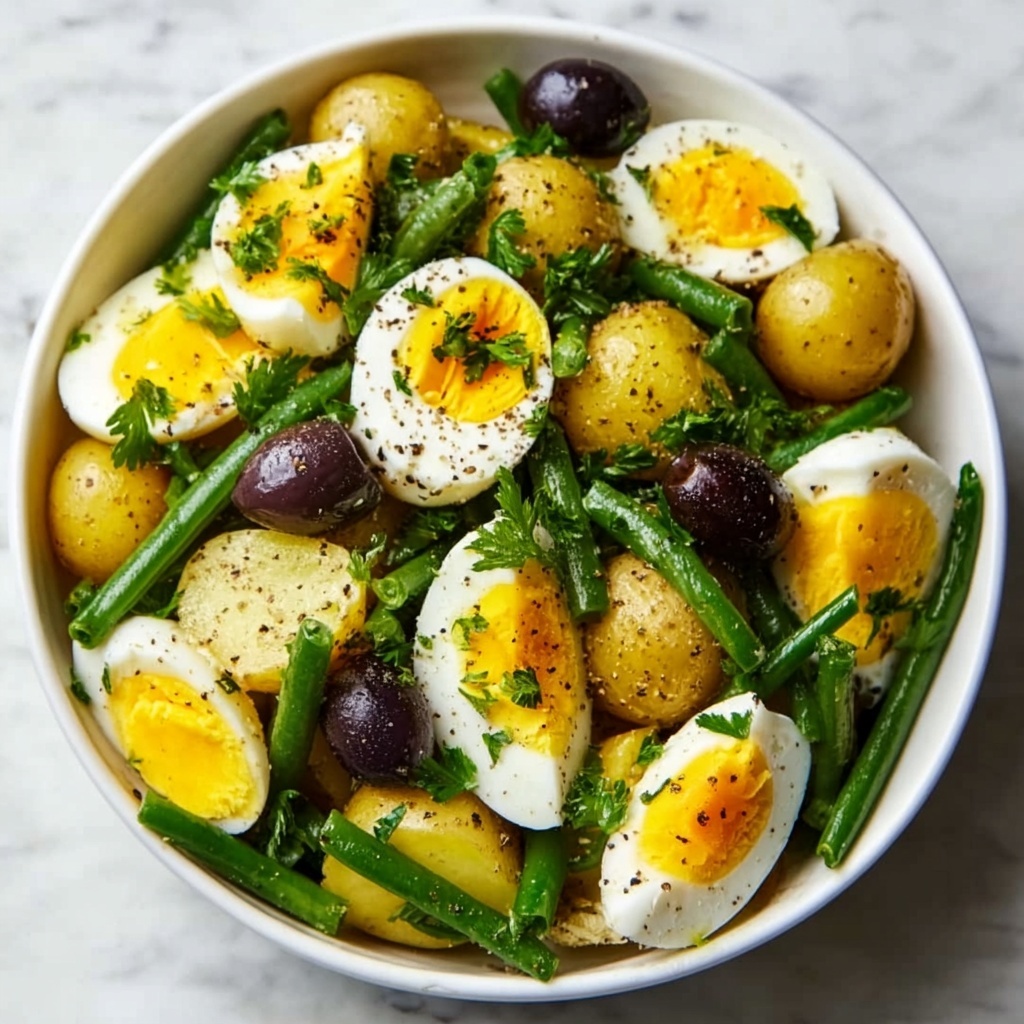 French-Style Potato and Green Bean Salad Recipe - Recipe Image