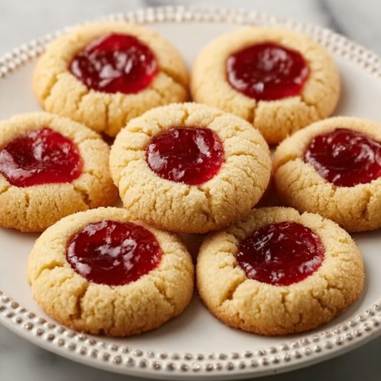 Thumbprint Cookies with Fruit Jam Filling Recipe