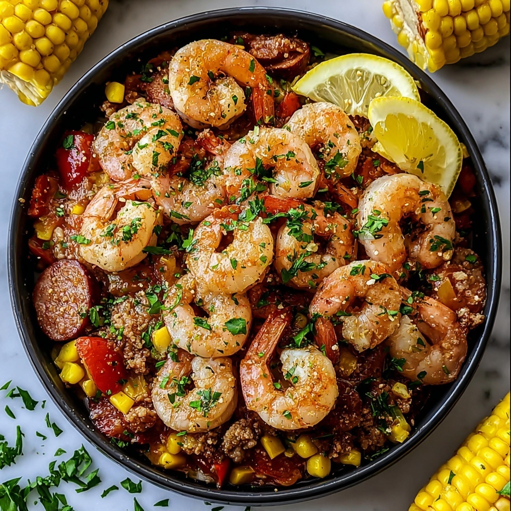 Shrimp Boil with Corn, Potatoes, and Sausage Recipe - Recipe Image