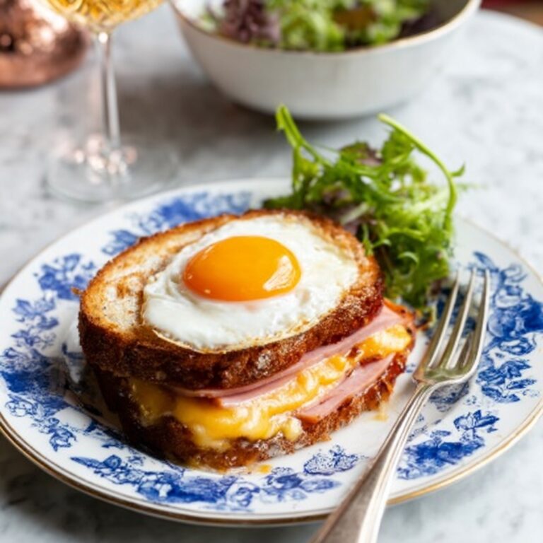 Croque Marmite Sandwich with Béchamel and Gruyère Recipe