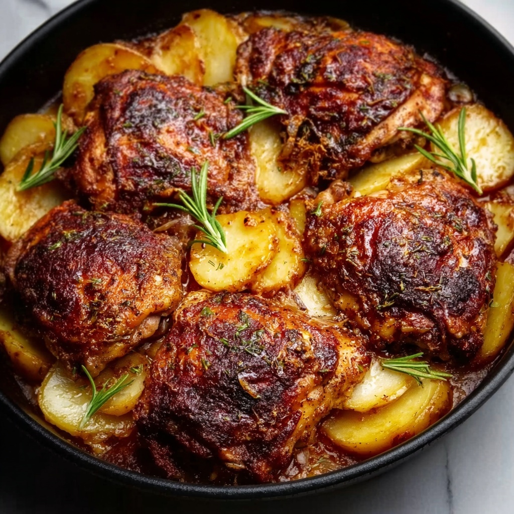 Skillet Apple Cider Chicken Thighs with Warm Spices Recipe - Recipe Image