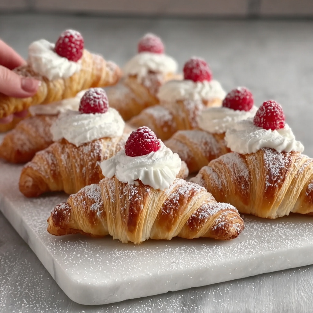 Cream Horns with Whipped Cream Filling Recipe - Recipe Image