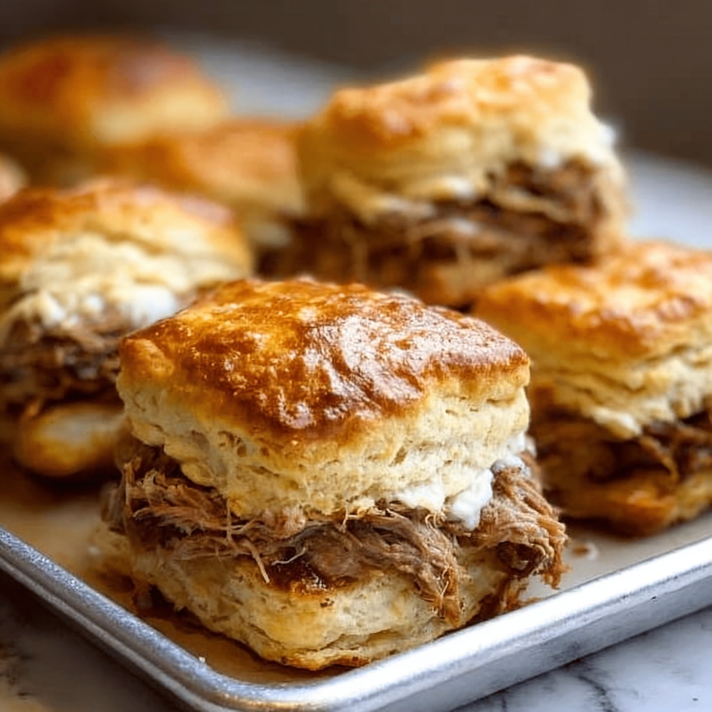 Baked French Dip Biscuits Recipe - Recipe Image