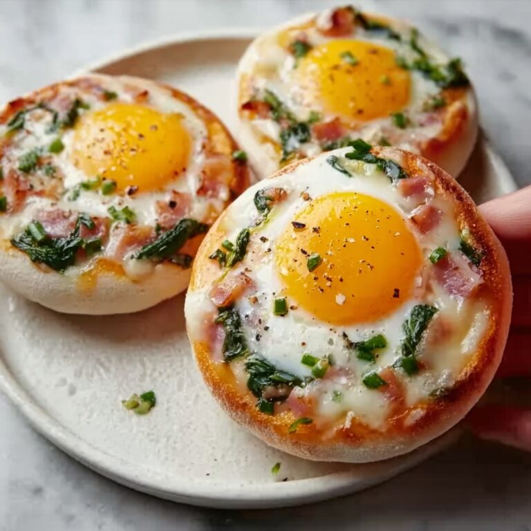 English Muffin Breakfast Pizzas Recipe