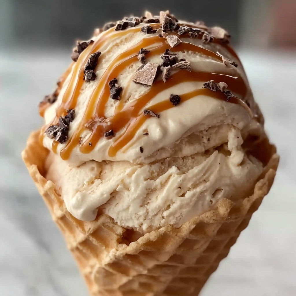 Homemade Salted Caramel Ice Cream Recipe - Recipe Image