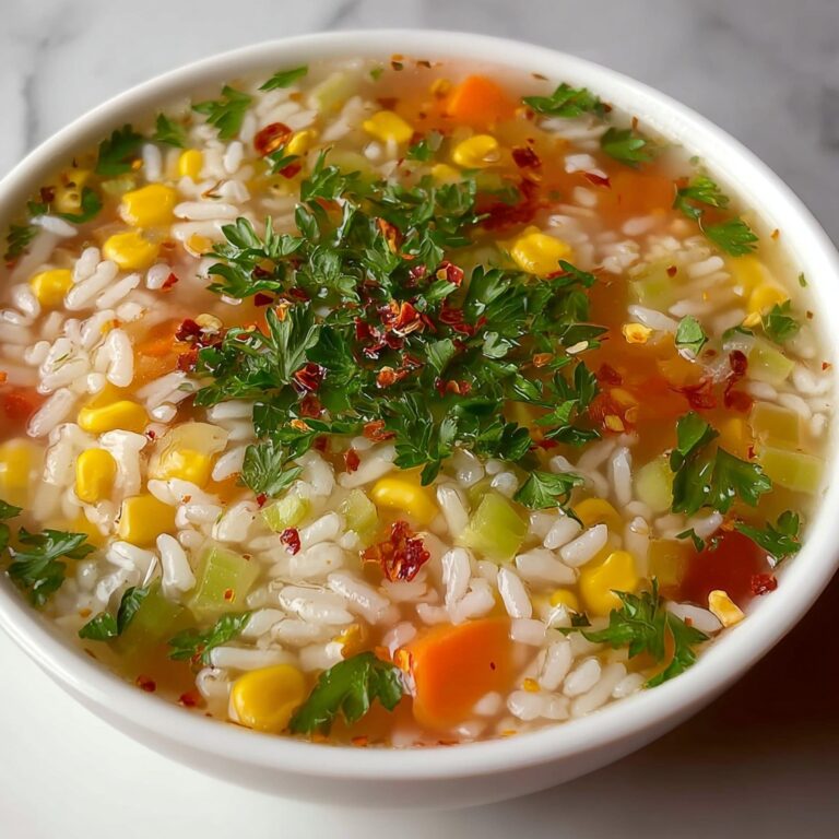 Savory Soup Rice Recipe