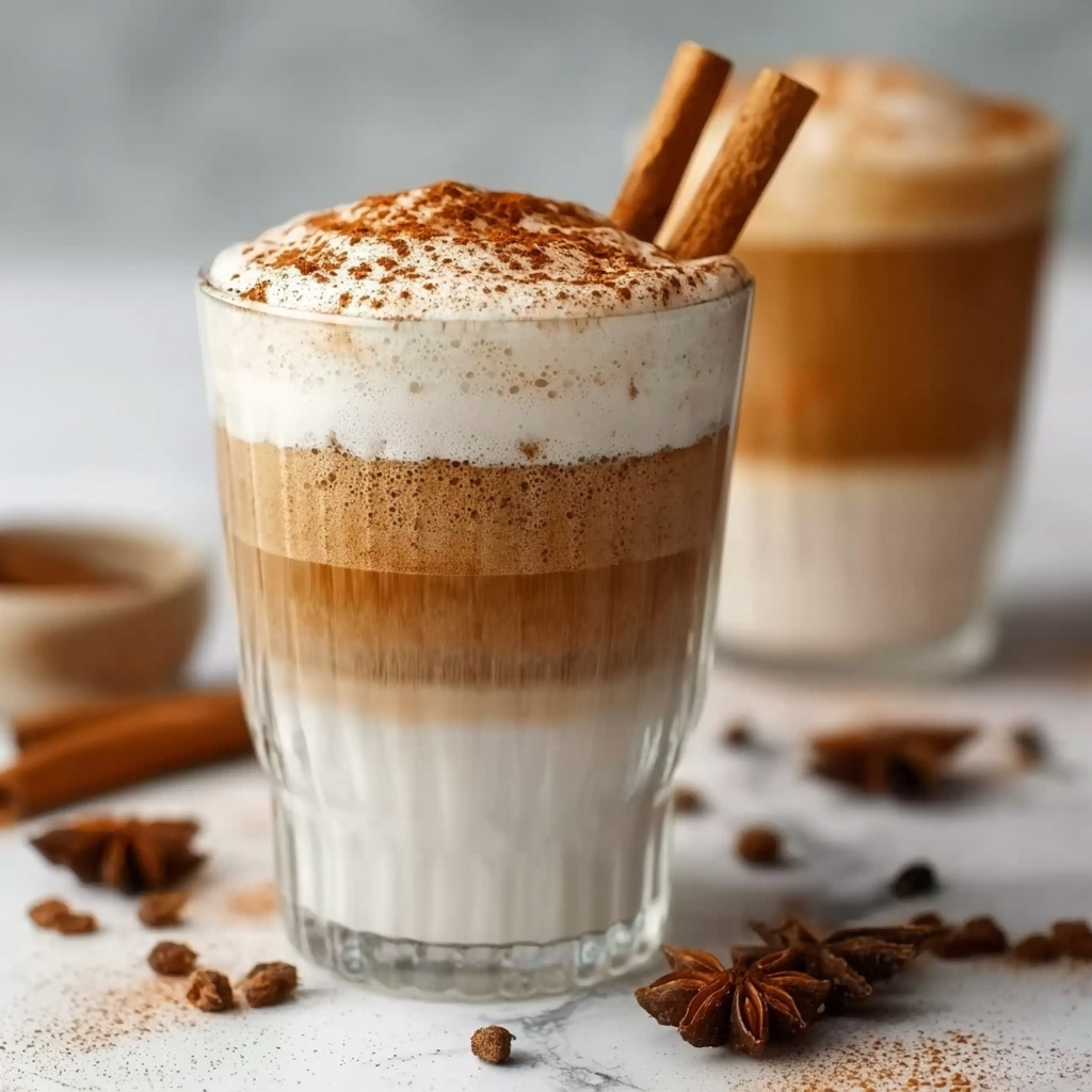 Creamy Vanilla Cinnamon Milk Tea Recipe - Recipe Image