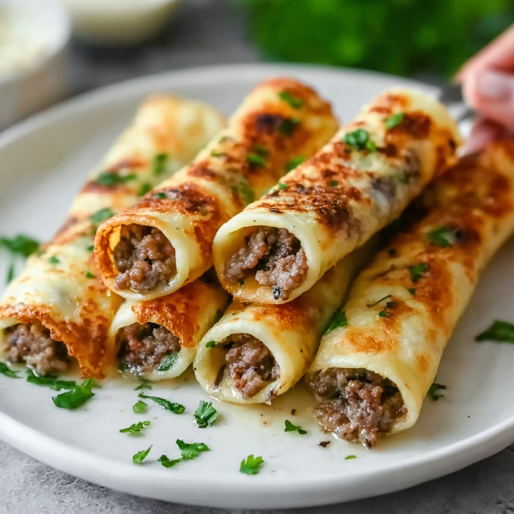 Delicious Keto Philly Cheesesteak Roll Ups Recipe - Recipe Image