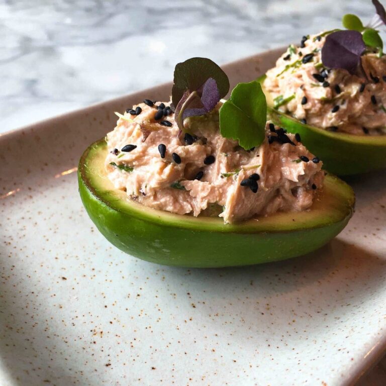 Tuna Stuffed Avocado Recipe