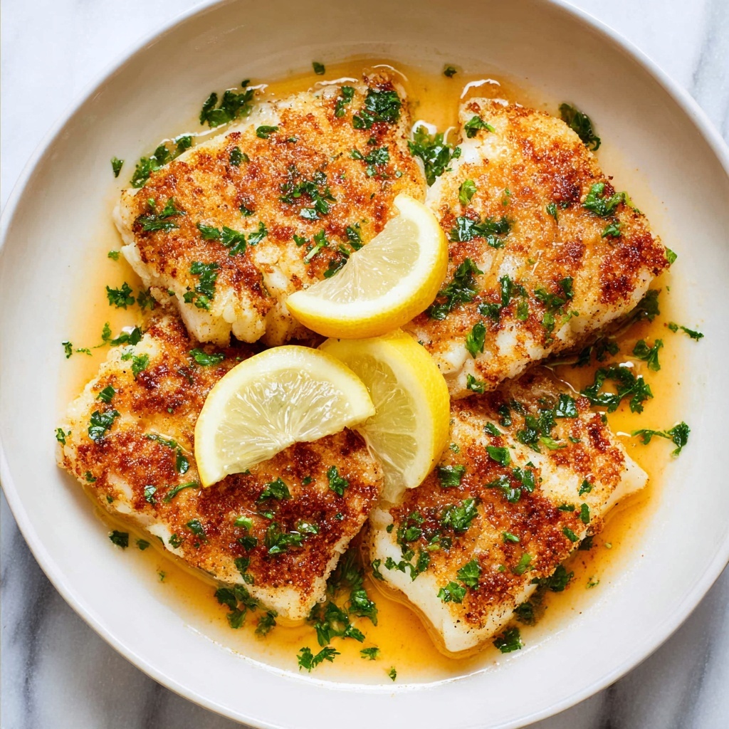 Lemon Garlic Butter Baked Cod Recipe - Recipe Image