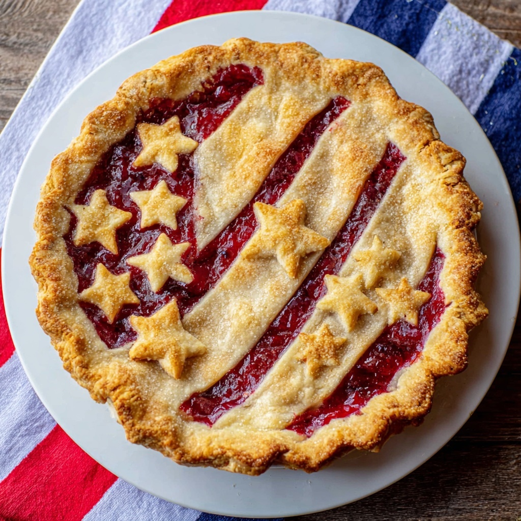 Cherry Pie for 4th of July Recipe - Recipe Image