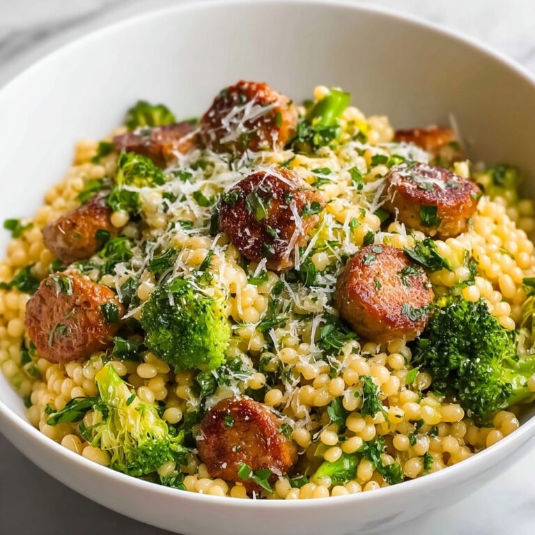 Quick Chicken Sausage & Broccoli Orzo: Weeknight Dinner Recipe