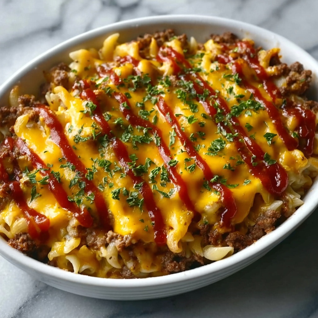Cheeseburger French Fry Bake Recipe - Recipe Image