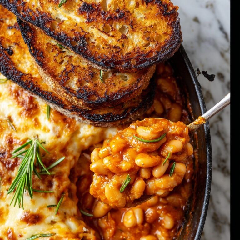 Cheesy White Bean Tomato Bake Recipe