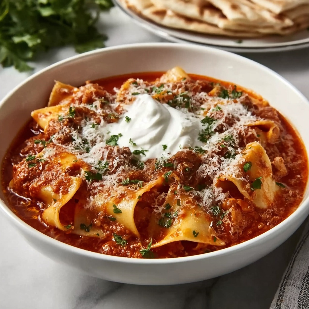 Crockpot Lasagna Soup Recipe - Recipe Image