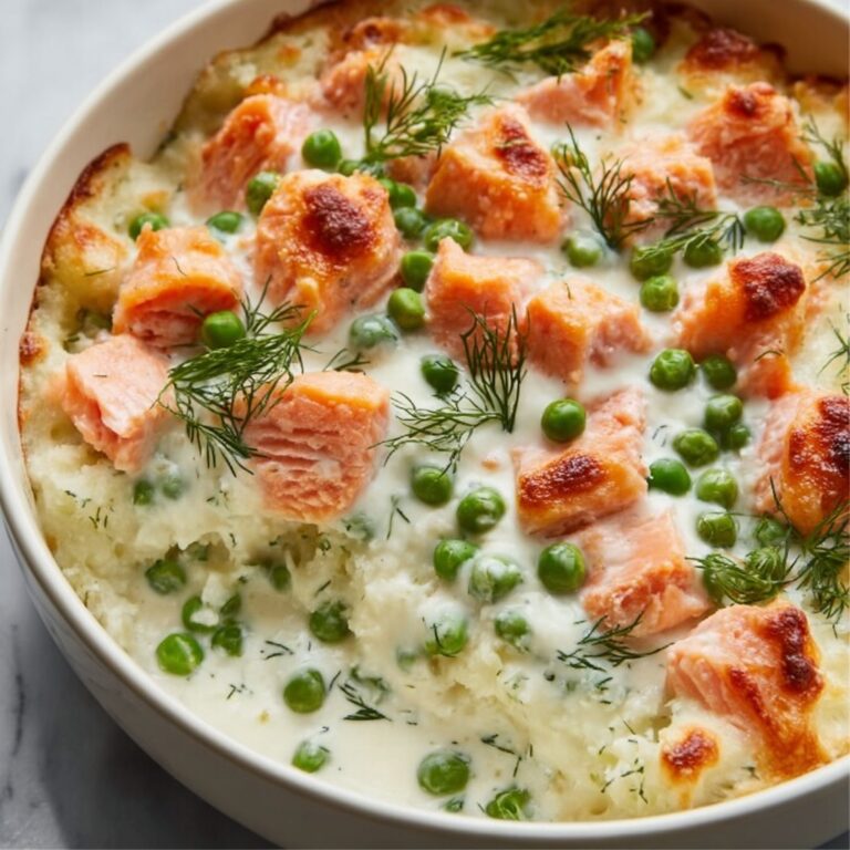 Creamy Fish Pie with Cheddar and Fresh Dill Recipe