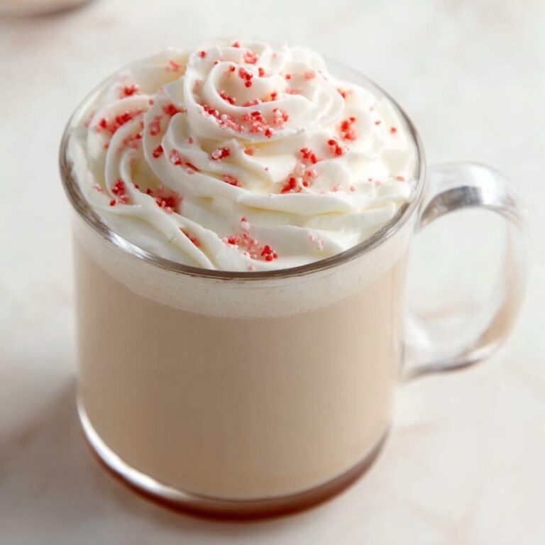 Peppermint White Hot Chocolate Recipe