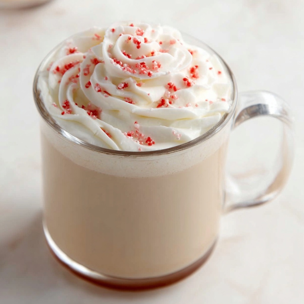 Peppermint White Hot Chocolate Recipe - Recipe Image