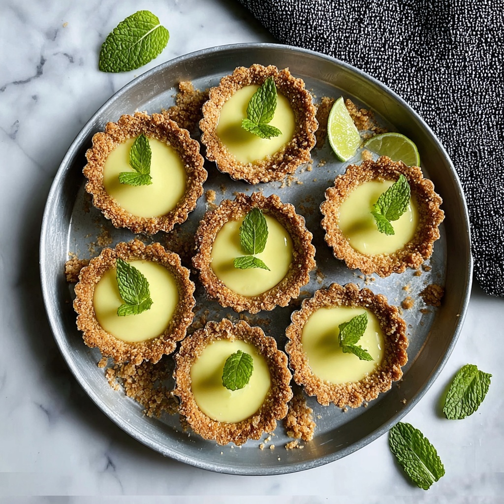 Lime, Mint and Rum Tarts: A Refreshing Twist on Dessert Recipe - Recipe Image