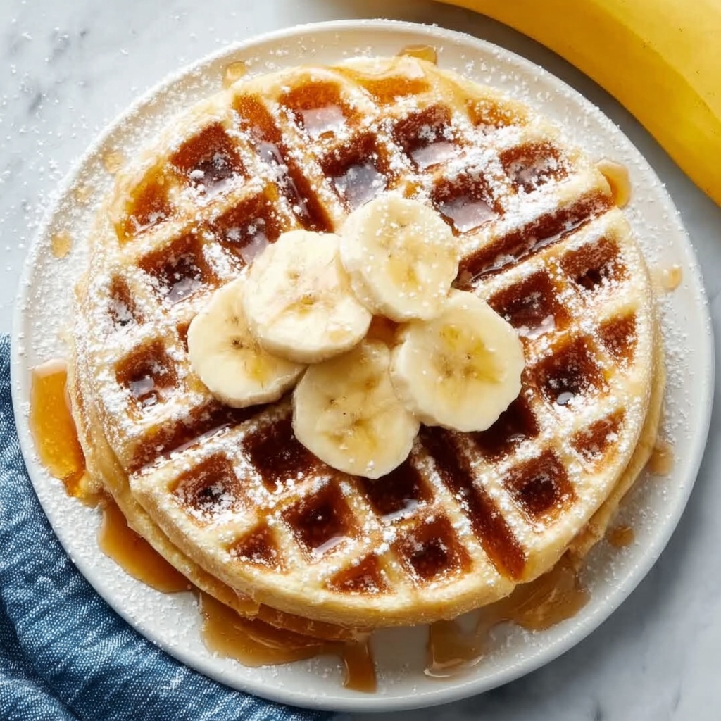 3-Ingredient Banana Waffles Recipe - Recipe Image
