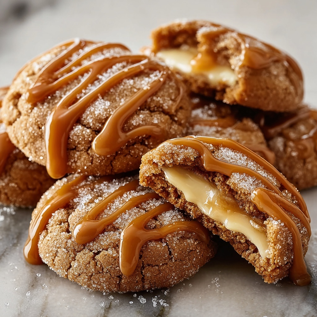 Soft Salted Caramel Cheesecake Cookies Recipe - Recipe Image
