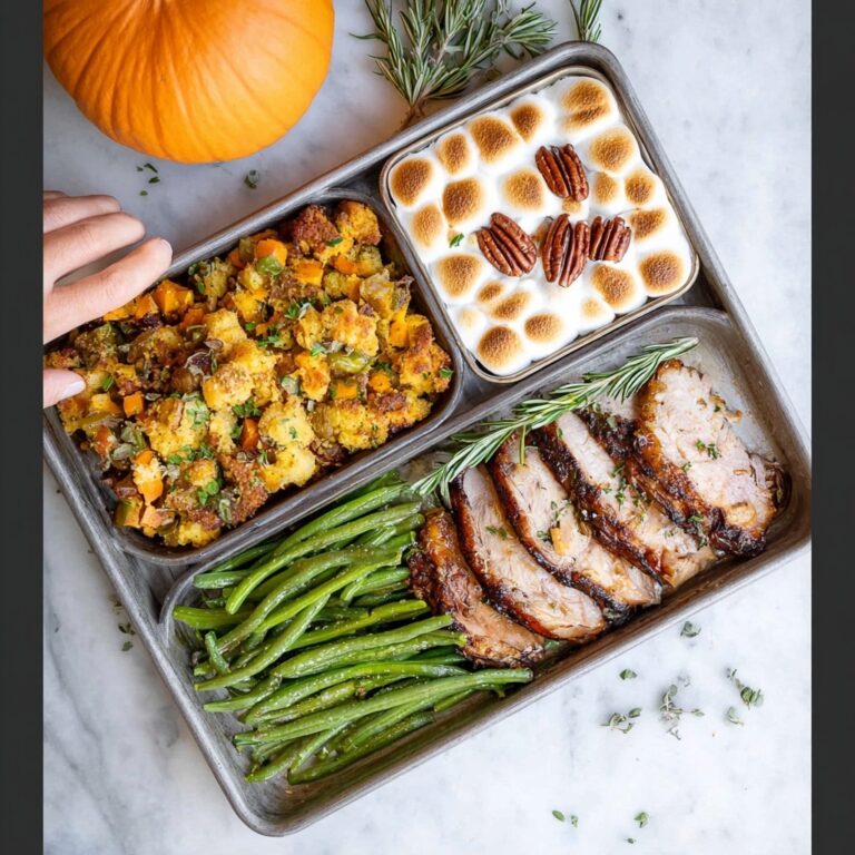 Sheet Pan Thanksgiving Dinner with Turkey Breast Recipe