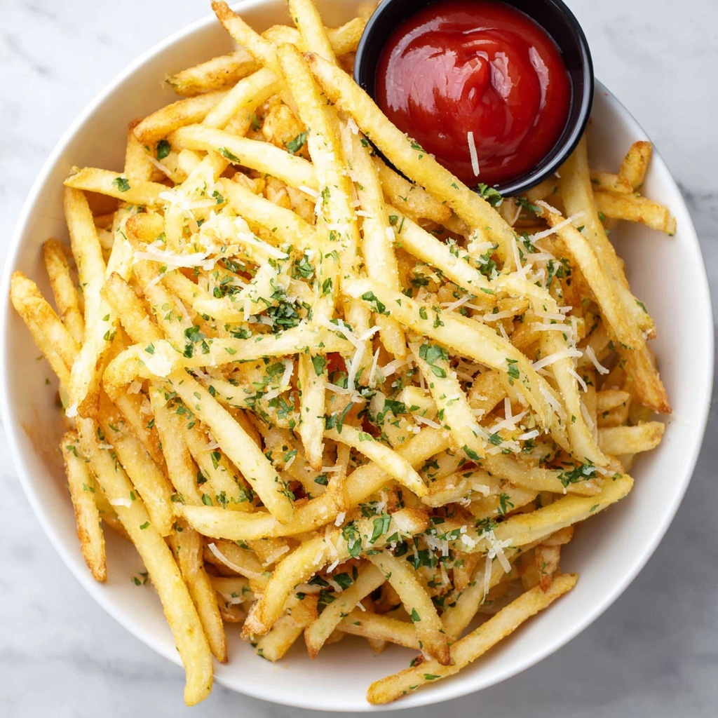 Garlic Parmesan Fries Recipe - Recipe Image