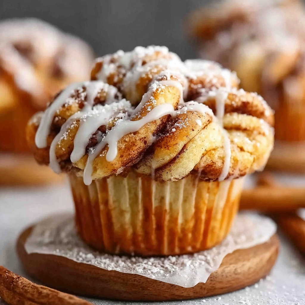 Cinnamon Roll Muffins Recipe - Recipe Image