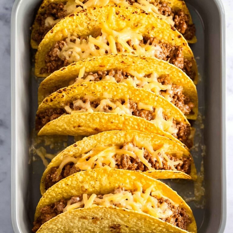 Baked Ground Beef Tacos Recipe