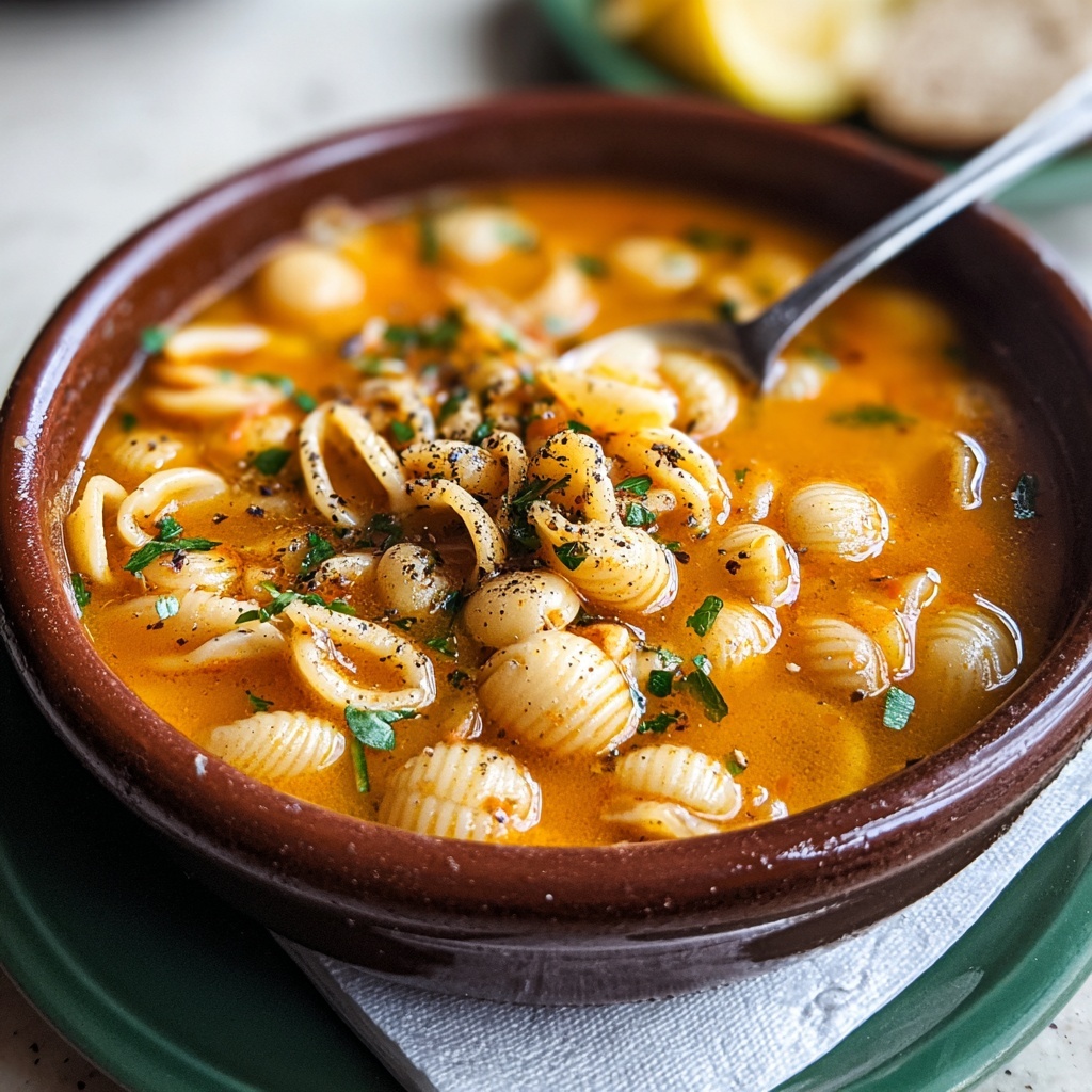 Mexican Sopa de Conchas Recipe - Recipe Image