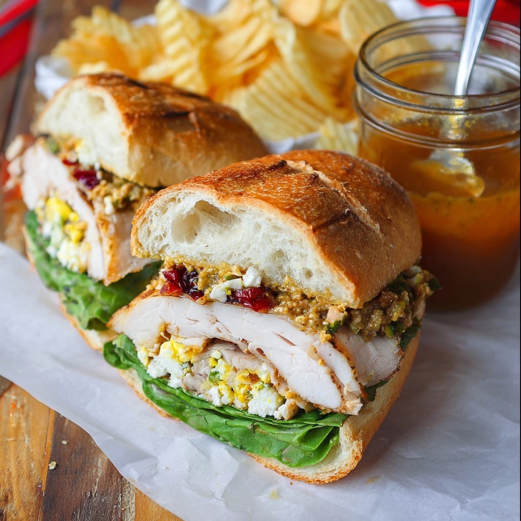 Teriyaki Chicken Cobb Salad Sandwich Recipe - Recipe Image