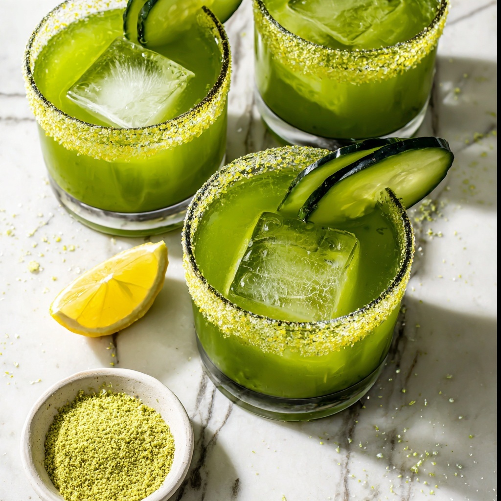 Spicy Cucumber Jalapeno Margarita Recipe - Recipe Image