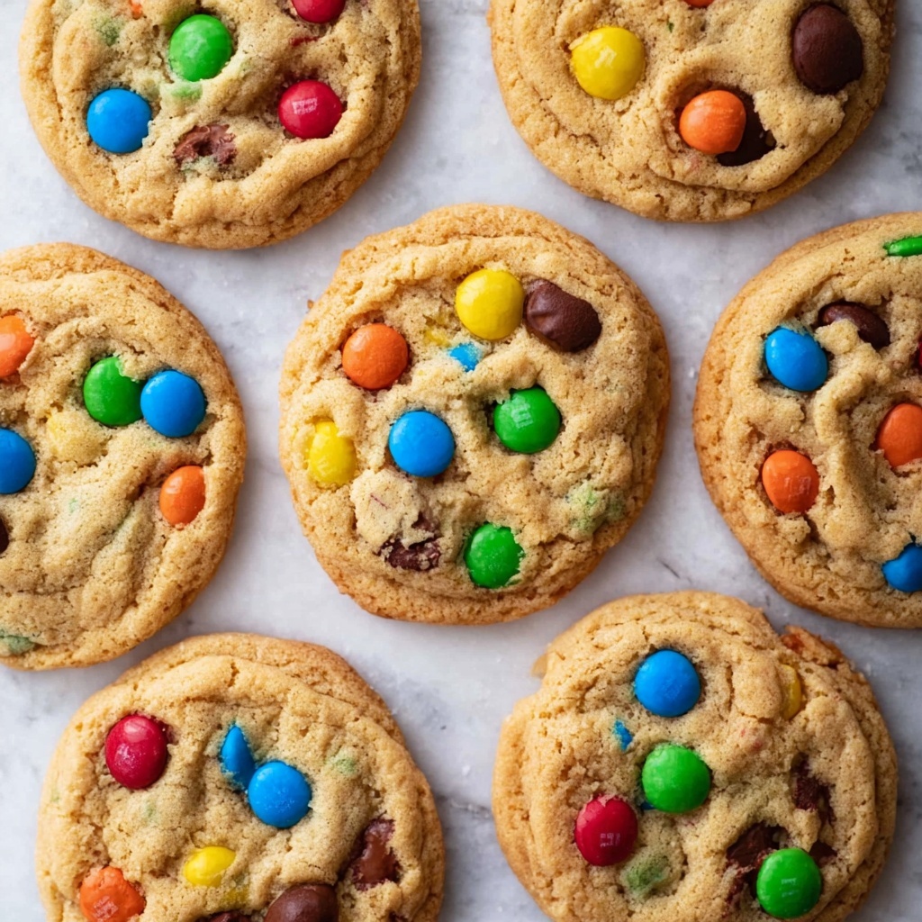 Soft and Chewy M&M Cookies Recipe - Recipe Image