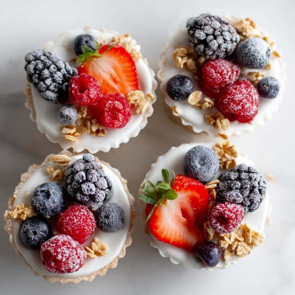 Frozen Yogurt Granola Cups Recipe - Recipe Image