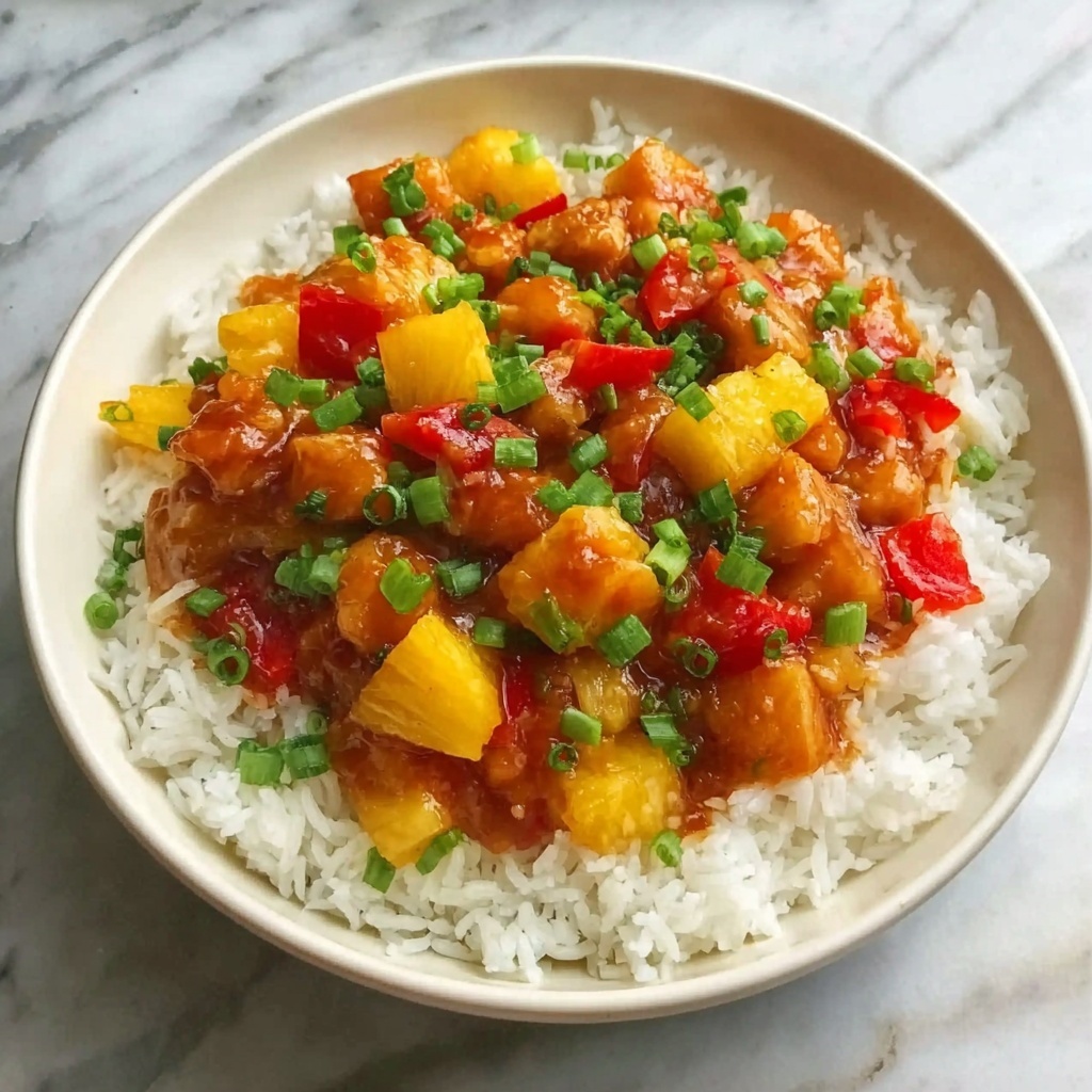 Hawaiian Pineapple Chicken and Rice Recipe - Recipe Image