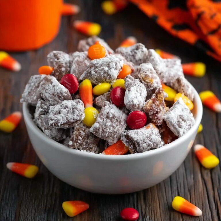 Halloween Muddy Buddies Recipe