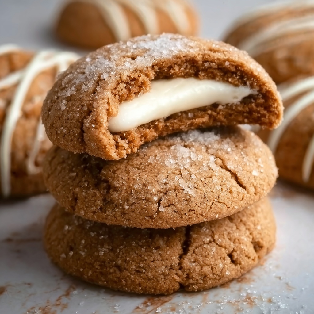 Gingerbread Cheesecake Cookies Recipe - Recipe Image