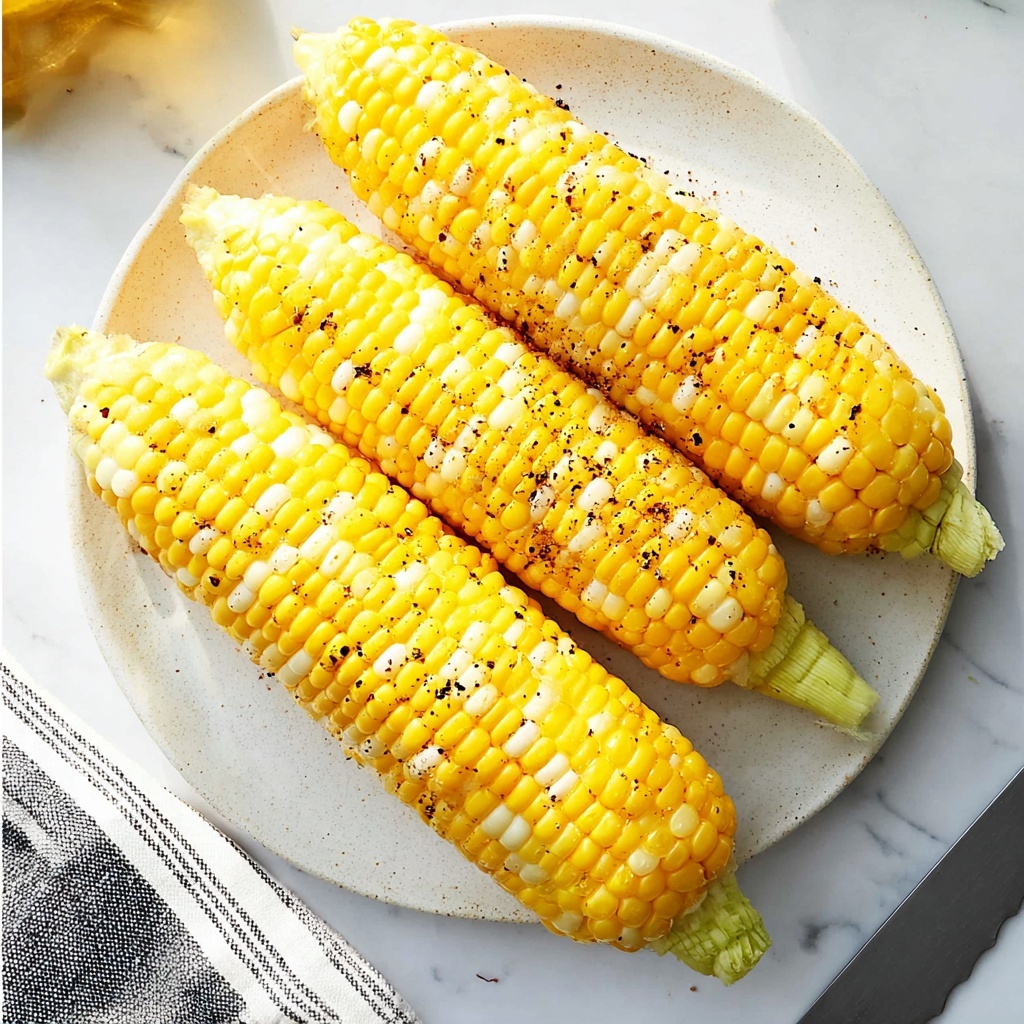 Grilled Corn on the Cob with Husks and Butter Recipe - Recipe Image