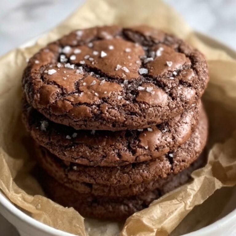 Easy Salted Brownie Cookies Recipe