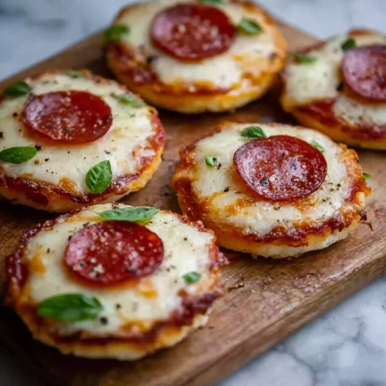 Delicious Pepperoni Mini Pizzas Recipe