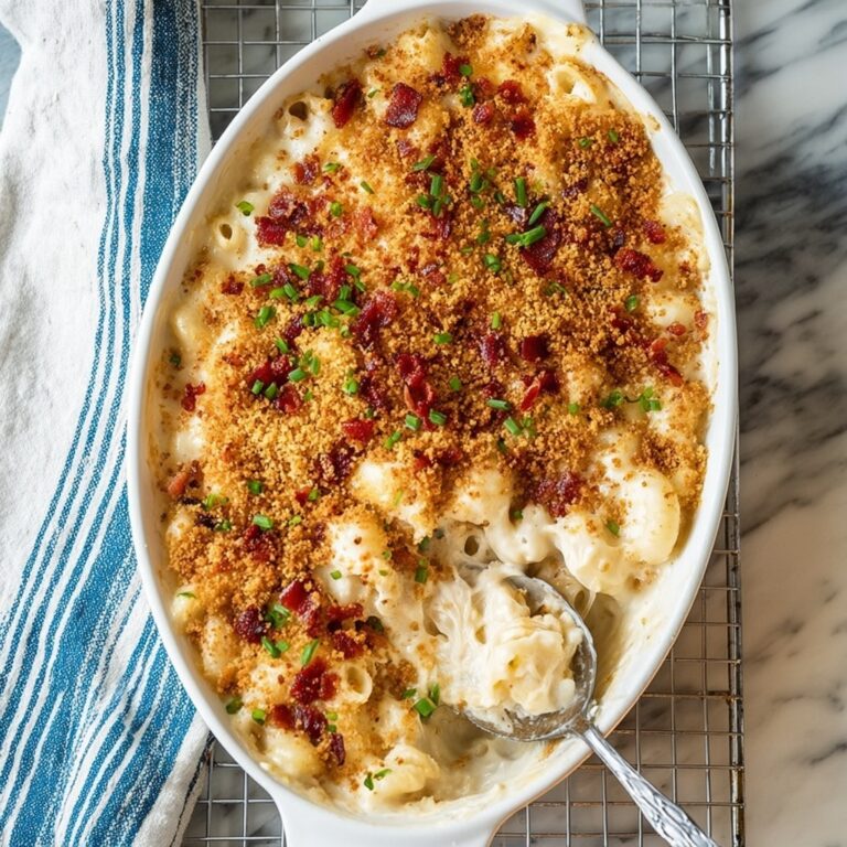 Cheesy Bacon Baked Gnocchi Recipe