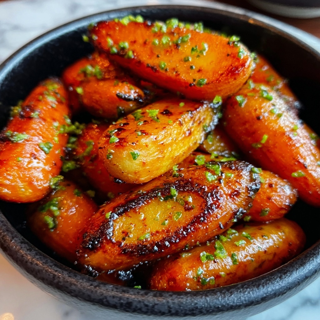 Honey Garlic Butter Carrots: A Deliciously Simple Side Dish Recipe - Recipe Image
