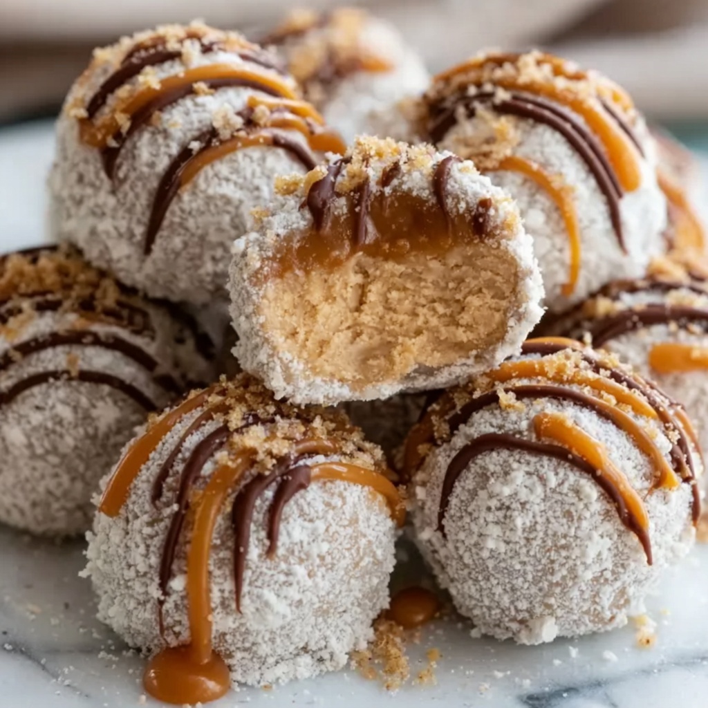 Chocolate Peanut Butter Snowballs Recipe - Recipe Image