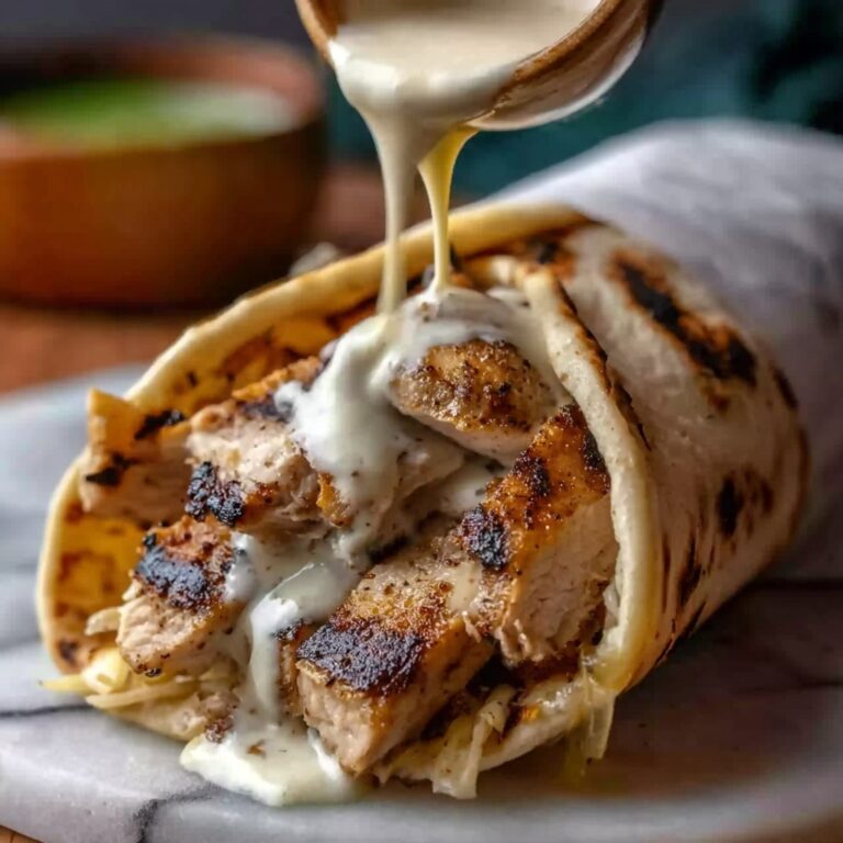 Chicken Shawarma with Garlic Sauce Recipe