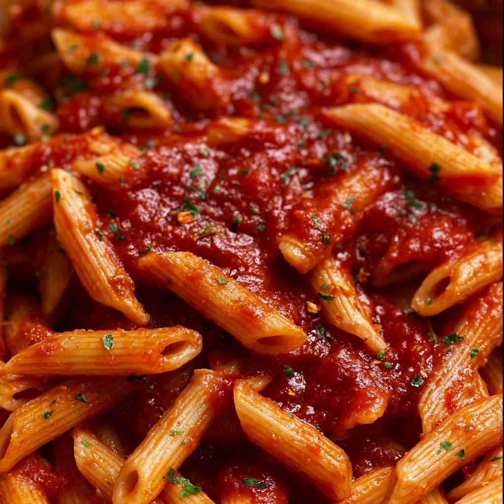Penne all'Arrabbiata (Spicy Tomato Pasta) Recipe - Recipe Image