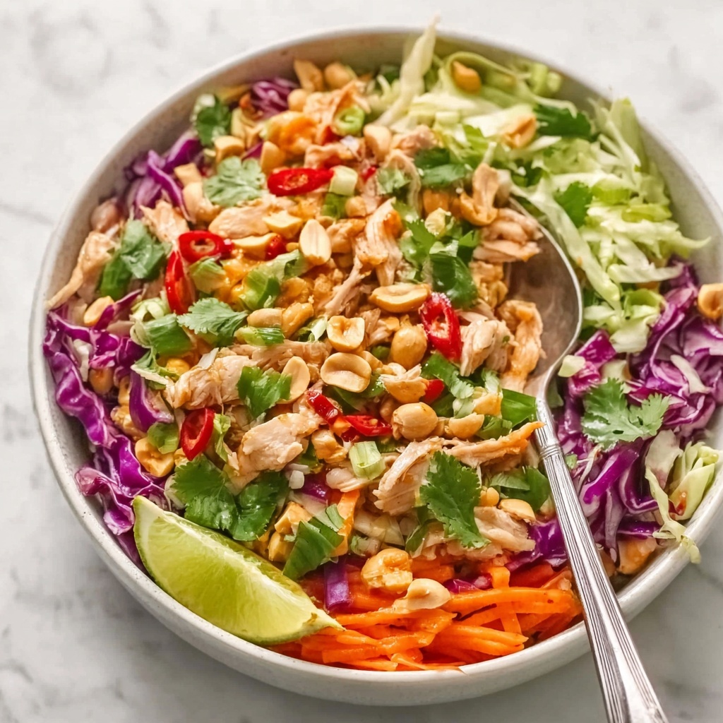 Vibrant Thai Chicken Salad Recipe - Recipe Image