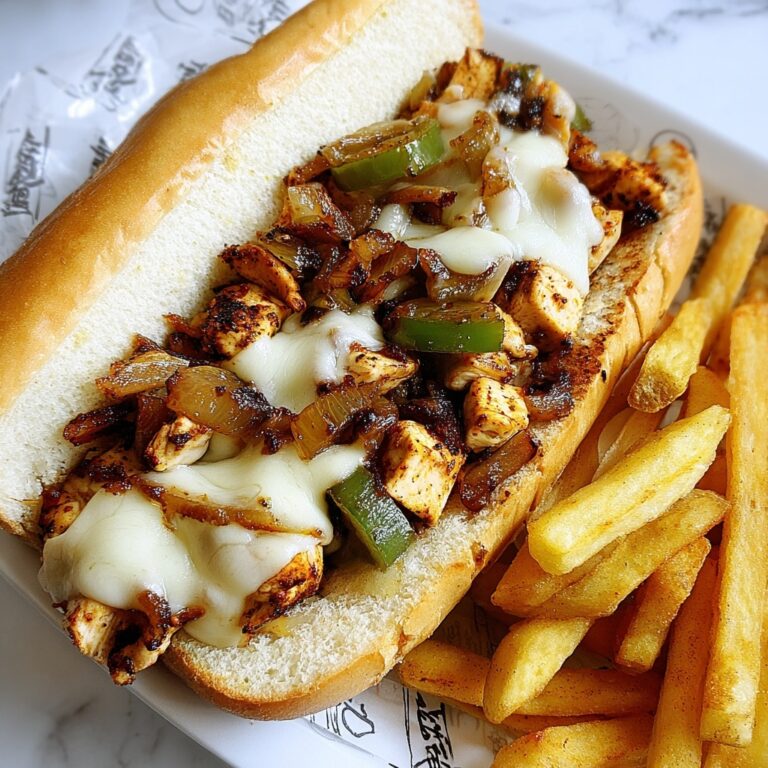 Chicken Cheese Steak Sandwiches Recipe